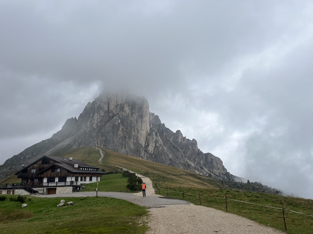 Rifugio near Passo Giau in cloud, Day 3