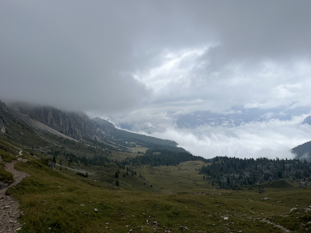 Cloud inversion over the valley, Day 3
